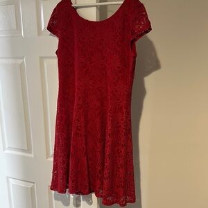 Ronni Nicole Scarlet Lace Mini Dress